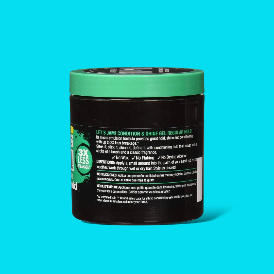 SOFTSHEEN-CARSON LET’S JAM! SHINING & CONDITIONING GEL REGULAR HOLD – 5.5 OZ