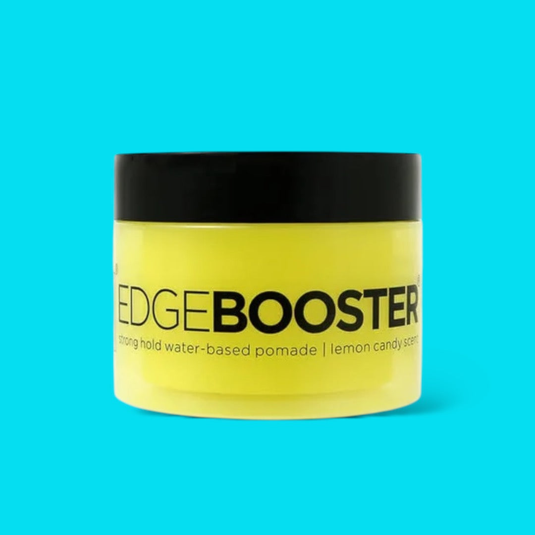 EDGEBOOSTER STRONG HOLD WATER-BASED POMADE – LEMON CANDY SCENT 3.38 OZ